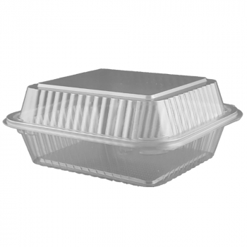 Salatboxen Klappschalen Salatschalen mit Deckel PET 1500 ml (200 Stk.)